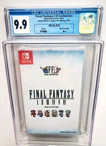 CGC 9.9 A++ FINAL FANTASY PIXEL COLLECTION Nintendo Switch 2023 NEW SEALED MINT - Picture 1 of 12