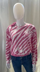 Sundown By Splendid Damen Batik Pullover Rosa Größe Large L Pulli - Bild 1 von 6