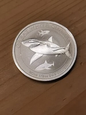 🦈 Silbermünze Australien Great White Shark - Weisser Hai - 2014 Rar Geldanlage - Bild 1 von 3