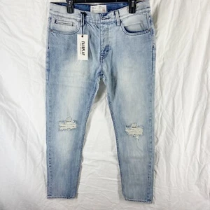 Pantalones de mezclilla Fairplay para hombre Los Ángeles índigo en apuros talla 34 - Imagen 1 de 11