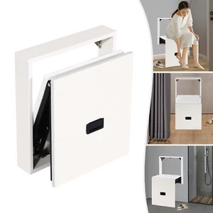 Taburete de pared taburete plegable para cambiar zapatos silla plegable ultrafina 150 kg/330,69 lb - Imagen 1 de 18