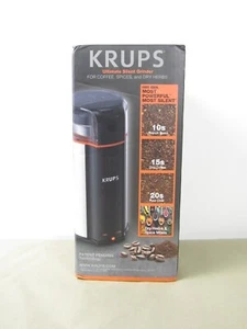 KRUPS Silent Vortex Electric Grinder for Spice Dry Herbs and Coffee 12-Cups NEW - Picture 1 of 6