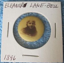 SWEET CAPORAL CIGARETTE PIN: ELEANOR LANE-BELL ACTRESS - RARE 1896
