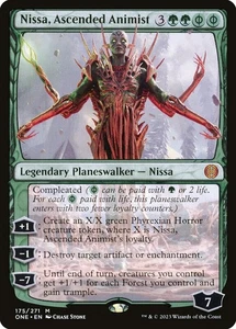 Nissa, Ascended Animist- Phyrexia: All Will Be One Regular MTG-NM - Picture 1 of 1