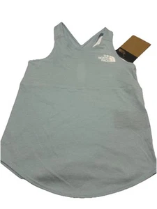 NEW The North Face Girl Kids Light Blue Tank Top Sz. XS/ 6 - Picture 1 of 6