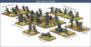 Great War French Fusiliers Platoon Battlefront Miniatures 15mm WW1 GFR712 - Picture 1 of 7