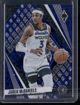 2023-24 Panini Phoenix #19 Jaden McDaniels Phoenix Blue Lazer #/275 - Image 1 of 2