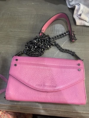 Bolso Bandolera Aimee Kestenberg Rosa Guijarro Parte Cadena/Correa de Cuero Foto 1 de 4