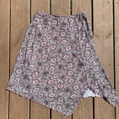 Falda floral asimétrica Y2k Foto 1 de 4