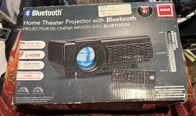 RCA Bluetooth 480P Home Theater Projector - Black - Image 1 of 4