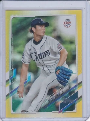 2021 TOPPS NPB GOLD RAINBOW FOIL #136 TATSUYA IMAI SEIBU LIONS RC ROOKIE - Image 1 of 2