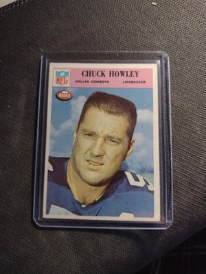 1966 Philadelphia #59 Chuck Howley ROOKIE Dallas Cowboys No Creases Ex ItemH. - Image 1 of 3
