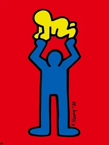 Keith Haring - Plakat - Radiant Baby, 1989, 80 x 60 cm - Bild 1 von 1