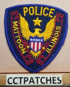 MATTOON, ILLINOIS POLICE SHOULDER PATCH IL - Picture 1 of 2