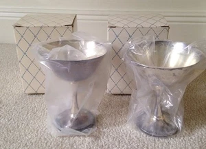 (2) Vintage Salem Silver Plated Goblets, NIB - Picture 1 of 9