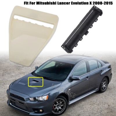 Bonnet Scoop Hood Air Vent Intake For Mitsubishi Lancer Evolution X EVO 2008-15 — 第 1/4 张图片