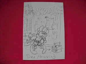 Mosaik Abrafaxe Nr. 489 s/w , schwarz weiß , Variant, selten - neu, ungelesen - Bild 1 von 5