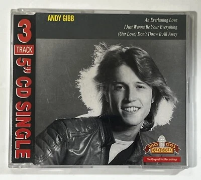 Andy Gibb 3 Track CD Old Gold Everlasting Love, Want to Be, Don't Throw It... - Image 1 of 3