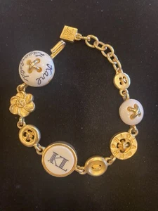 RARE Vintage Karl Lagerfeld Botton Bracelet - Picture 1 of 6