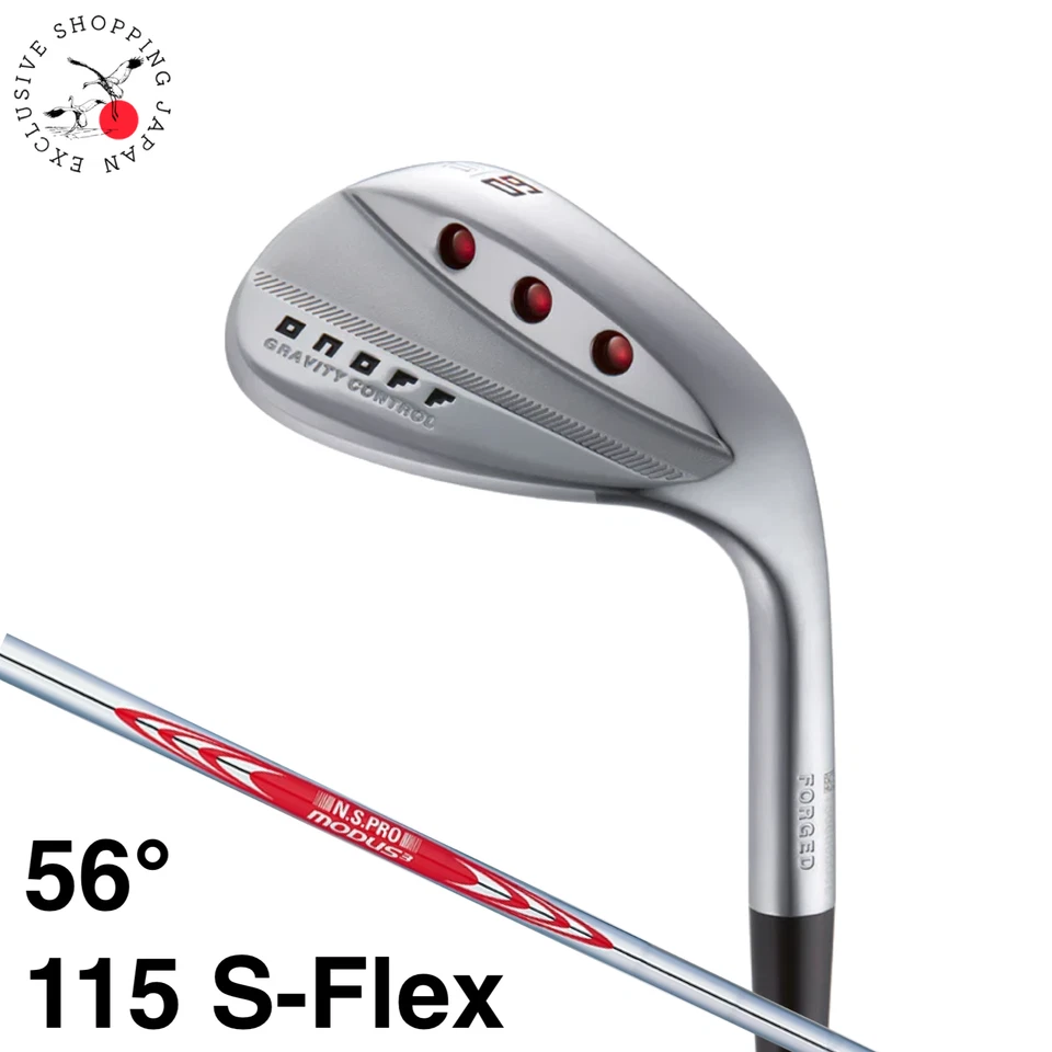 Cuña forjada ONOFF KURO 56° S-Flex N.S.PRO Modus3 Tour 115 eje de acero Japón hombres Foto 1 de 4