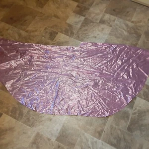 Handmade Vintage Metallic Shimmer PURPLE Dance Flag 68" x 31" Without Baton NEW - Picture 1 of 4