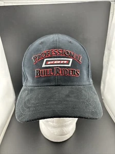 PBR Bull Riding Hat Gorra Correa Ajustable Negro! ¡Marca PBR! Auténtico - Imagen 1 de 9