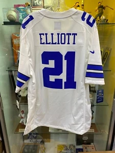 Ezekiel Elliott Cowboys Mens 2XL White Nike Game Jersey NEW w/tags - Picture 1 of 4