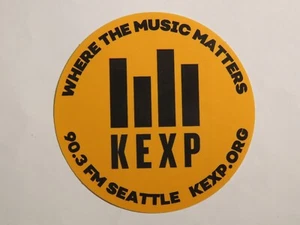 AUFKLEBER ~ Radiosender 90,3 UKW ~ KEXP - Where the Music Matters ~ Seattle, WA - Bild 1 von 2