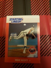 1988  MIKE SCOTT - Kenner Starting Lineup Card - HOUSTON ASTROS