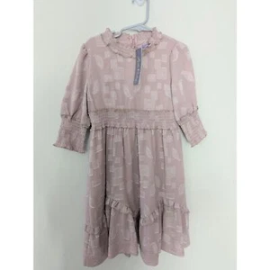 Luella Couture Paris Mauve Pink Girls Dress NWT  - Picture 1 of 3