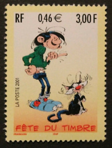 Timbre - Fête du timbre - Gaston LAGAFFE - FRANCE - 2001 - Neuf ** - YT3370