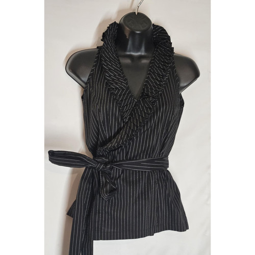 Celine gilet tuta gilet reggicalze scollo a V donna crop top piccola blusa