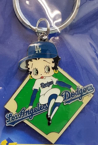 LOS ANGELES DODGERS / BETTY BOOP KEY RING Cover