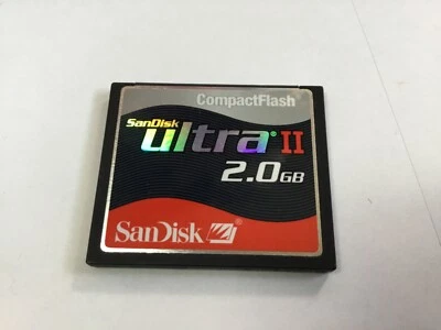 Tarjeta de memoria compactflash Sandisk Ultra II CF de 2 GB de 1 pieza para DSLR CF NIKON, CANON  Foto 1 de 4