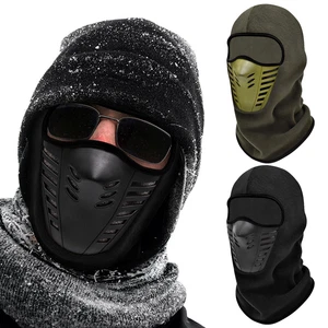 Máscara de esquí de pasamontañas de invierno para hombres mujeres a prueba de viento térmica calentador de cuello máscara facial - Imagen 1 de 30