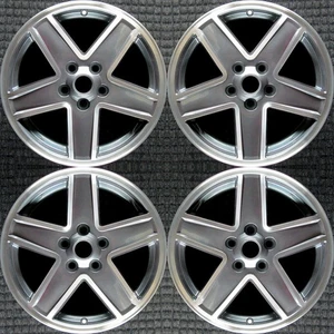 Jeep Compass Machined w/ Charcoal Pockets 17" OEM Wheel Set 2007 to 2010 - Picture 1 of 1