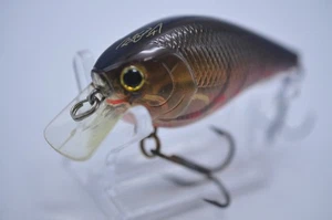 Lucky Craft RC 1.5 RT Rattle In Rick Clunn Crankbait Phantom Brown Crawdad VG+ - Picture 1 of 9