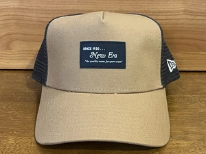 New Era Since 1920 Trucker Mütze hellbraun schwarz Mesh Snapback verstellbar Cap OSFM - Bild 1 von 5