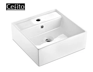 Cefito Bathroom Basin Ceramic Sink Vanity Basins Above Counter White Wash Bowl - Picture 1 of 6