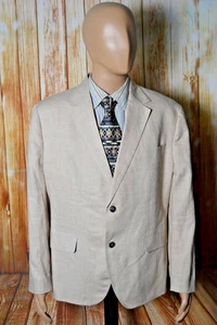 Bonobos Guabello Men Athletic Fit 100% Linen 2 Button Sports Coat Sz 44SH - Picture 1 of 12