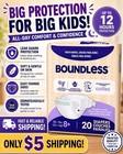 Cuties Boundless Youth Diapers Size 8 Package of 20