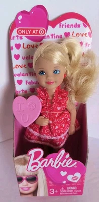 Boneca Barbie Chelsea Cabelo Loiro Coração Anel Valentine Target Exclusivo 2010 NOVO! - Imagem 1 de 4