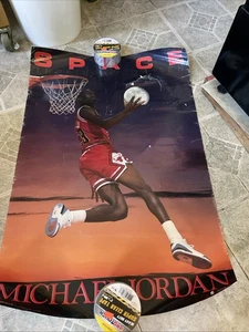 Michael Jordan SPACE The Final Frontier Poster 1990 Costacos Bros  - Bild 1 von 3