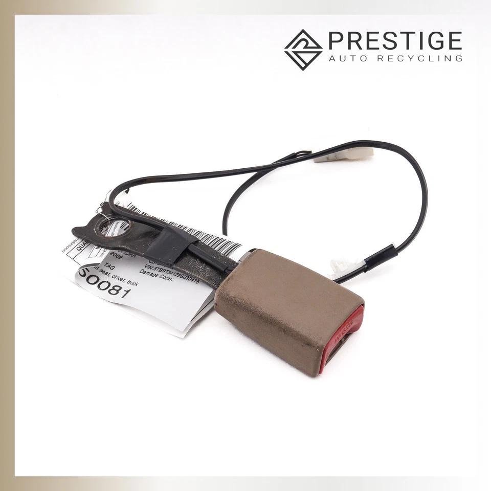 Toyota Tundra 2000-2004 cinturón de seguridad conductor hebilla delantera izquierda 73230-0C030-E1 Foto 1 de 4