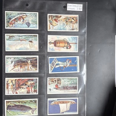 OGDENS - WHALING - FULL SET OF 25 CARDS AL10 - Image 1 of 4