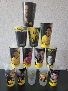 13 Fan Becher 0,5l Legenden BVB 09 Borussia Dortmund Stadionbecher Trinkbecher - Bild 1 von 21