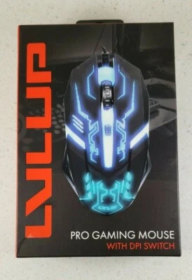LVLUP LU737 Pro Gmng Ms, Computer Mouse, Gaming Mouse (Colored), Lighting mouse  - Image 1 of 4