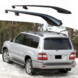 2PCS Roof Rail Fits For Land Cruiser J100 Lexus LX470 1998-2007 Luggage Carrier - Picture 1 of 8