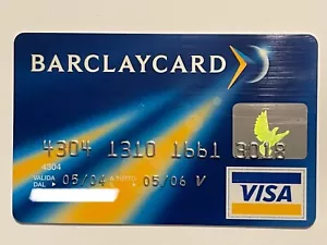 BARCLAYCARD Visa Credit Card ITALY Expired 2006 - Picture 1 of 2