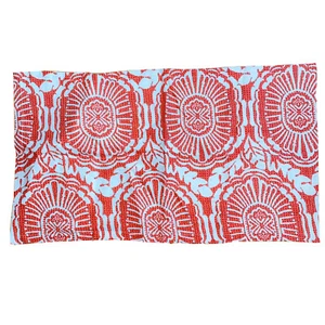 Echo KING Set of 2 Red Coral Pillow Shams Cozumel Crisp Cotton UNUSED - Picture 1 of 8